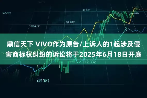 鼎信天下 VIVO作为原告/上诉人的1起涉及侵害商标权纠纷的诉讼将于2025年6月18日开庭