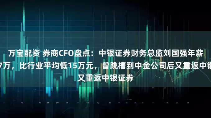 万宝配资 券商CFO盘点：中银证券财务总监刘国强年薪为117万，比行业平均低15万元，曾跳槽到中金公司后又重返中银证券